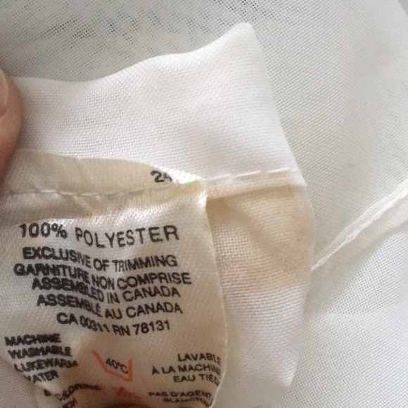 2 Panels White Sheer Curtains 58” Wide x 60” Long - Picture 3 of 10